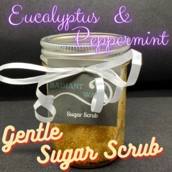 Hand Crafted Other - Eucalyptus & Peppermint gentle scrub 8oz